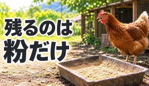 【夏が暑い】ニワトリの卵が減る理由｜餌箱に残るのは「粉」だけでした